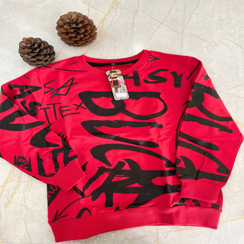 دورس اسپرت پسرانه چاپی قرمز