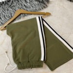 شلوار زنانه نیم بگ سه خط